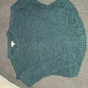 SO green sweater in size small